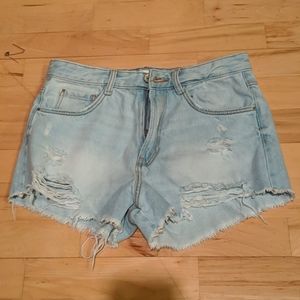Zara ripped shorts